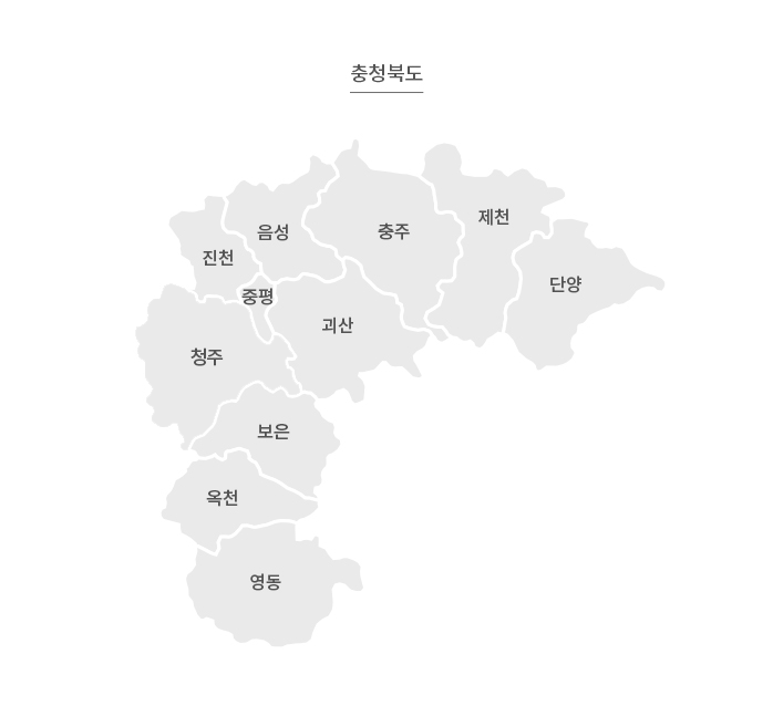 충북 지도
